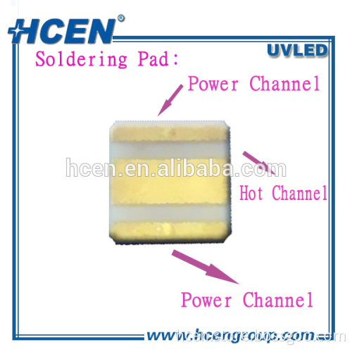 Hot selling 3535 SMD high power 405nm uv led light for uv curing